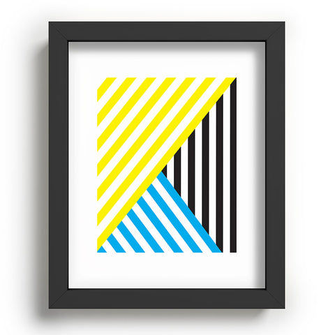 Three Of The Possessed Wave TriColour Recessed Framing Rectangle