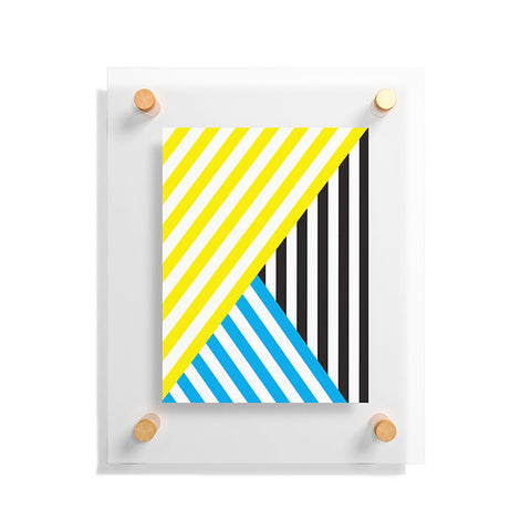 Three Of The Possessed Wave TriColour Floating Acrylic Print