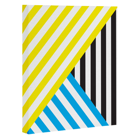 Three Of The Possessed Wave TriColour Art Canvas