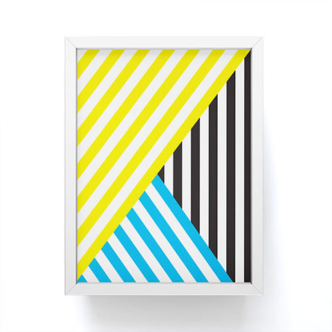 Three Of The Possessed Wave TriColour Framed Mini Art Print