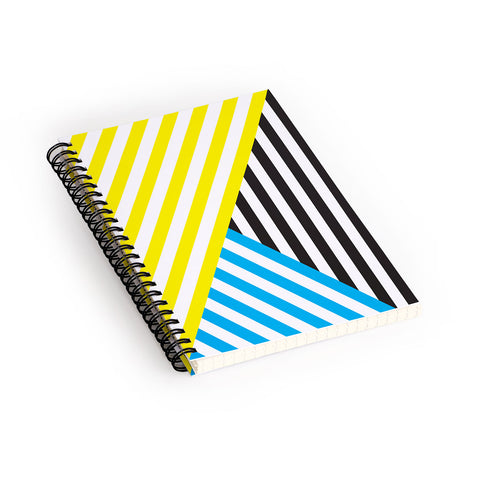 Three Of The Possessed Wave TriColour Spiral Notebook