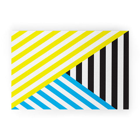 Three Of The Possessed Wave TriColour Welcome Mat