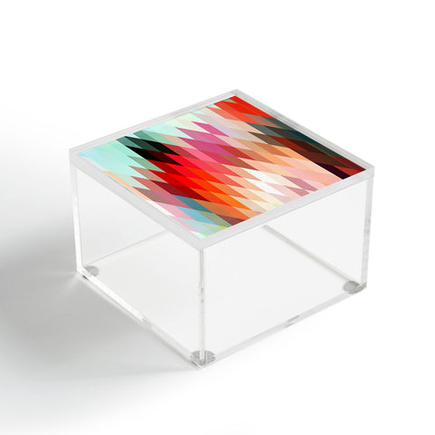 Three Of The Possessed Words Heavy 1 Acrylic Box