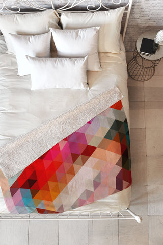 Three Of The Possessed Words Heavy 2 Fleece Throw Blanket