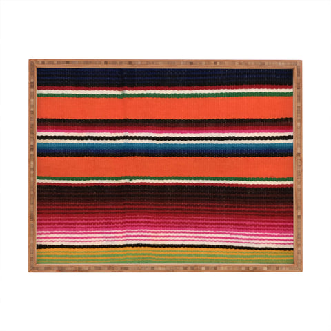 Tina Salazar BEAUTIFUL MEXICAN SERAPE Rectangular Tray