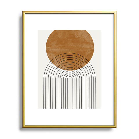 TMSbyNight Arch III Metal Framed Art Print