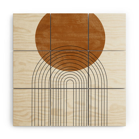 TMSbyNight Arch III Wood Wall Mural