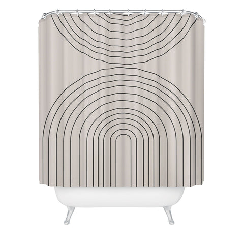 TMSbyNight Arch Shower Curtain