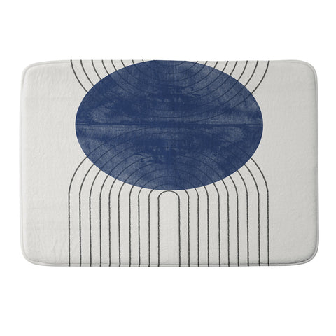 TMSbyNight Blue Perfect Balance Memory Foam Bath Mat