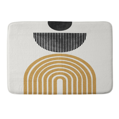 TMSbyNight Rainbow and Moon Memory Foam Bath Mat