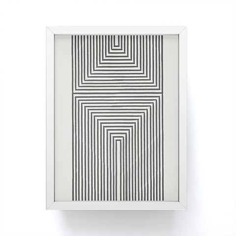 TMSbyNight Tribal Modern Boho Framed Mini Art Print