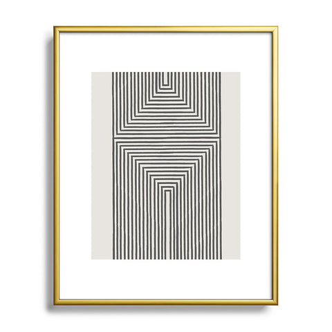 TMSbyNight Tribal Modern Boho Metal Framed Art Print