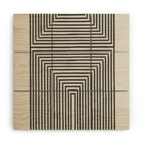 TMSbyNight Tribal Modern Boho Wood Wall Mural