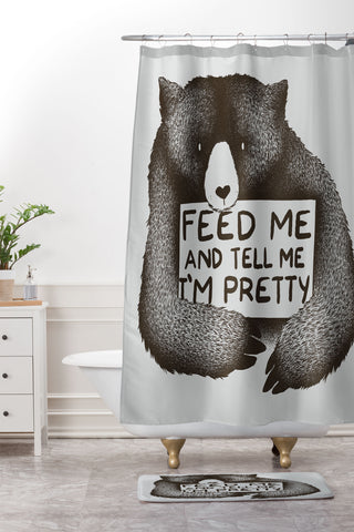Tobe Fonseca Feed Me And Tell Me Im Pretty Shower Curtain And Mat