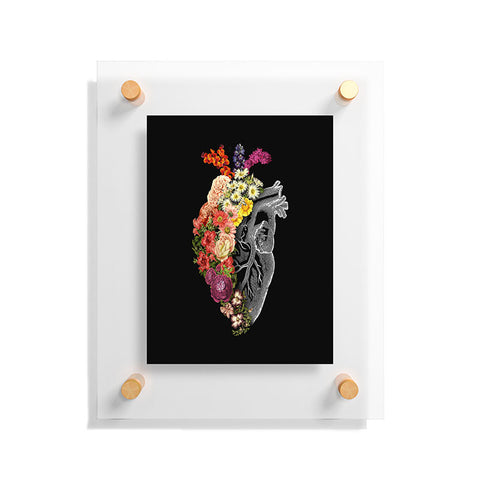 Tobe Fonseca Flower Heart Spring Floating Acrylic Print