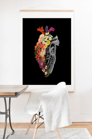 Tobe Fonseca Flower Heart Spring Art Print And Hanger