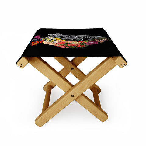 Tobe Fonseca Flower Heart Spring Folding Stool