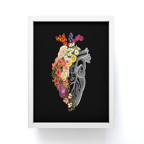 Tobe Fonseca Flower Heart Spring Framed Mini Art Print
