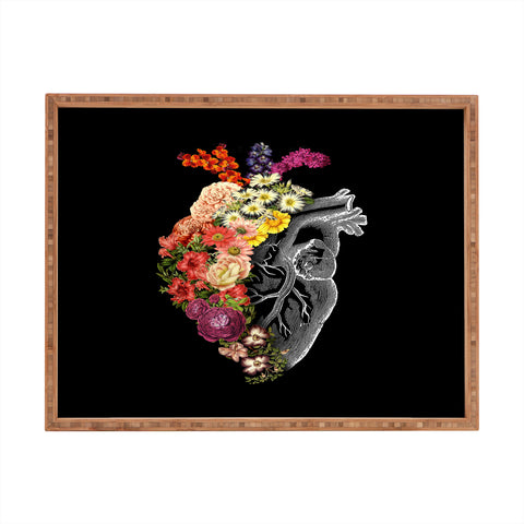 Tobe Fonseca Flower Heart Spring Rectangular Tray