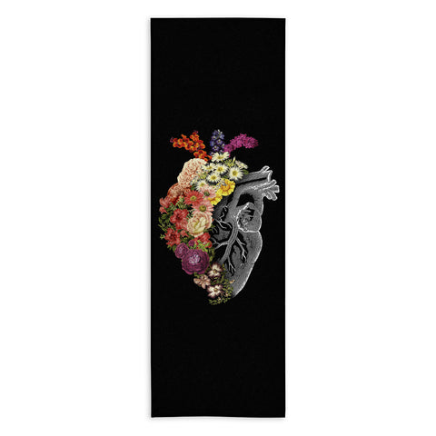 Tobe Fonseca Flower Heart Spring Yoga Towel