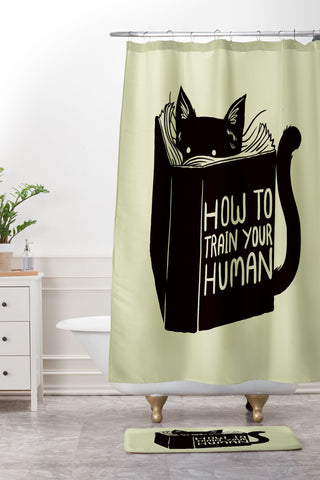 Tobe Fonseca How To Train Your Human Shower Curtain And Mat