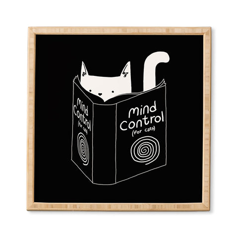 Tobe Fonseca Mind Control 4 Cats Framed Wall Art