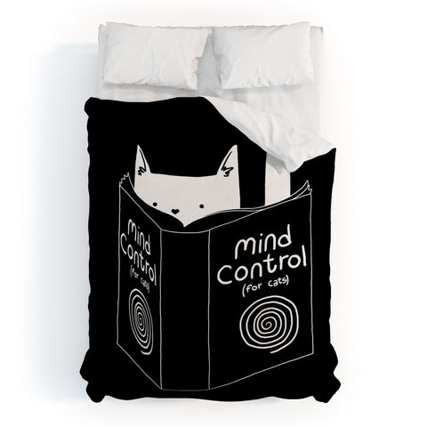 Tobe Fonseca Mind Control 4 Cats Duvet Cover