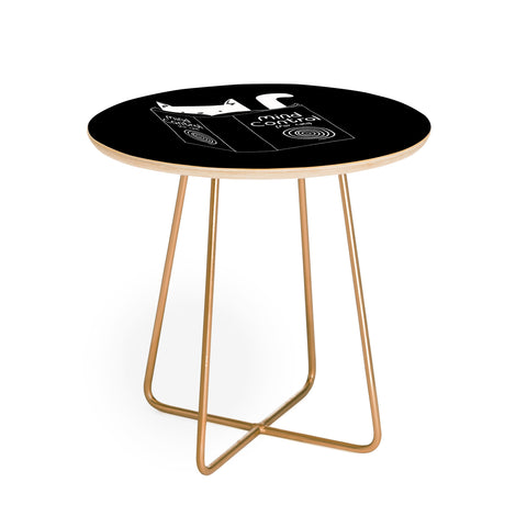Tobe Fonseca Mind Control 4 Cats Round Side Table