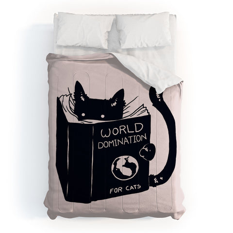 Tobe Fonseca World Domination For Cats Comforter