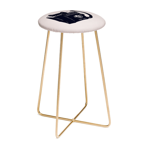 Tobe Fonseca World Domination For Cats Counter Stool