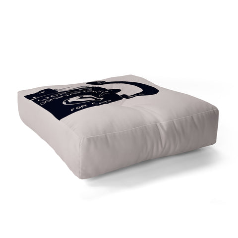 Tobe Fonseca World Domination For Cats Floor Pillow Square