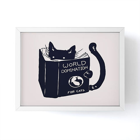 Tobe Fonseca World Domination For Cats Framed Mini Art Print