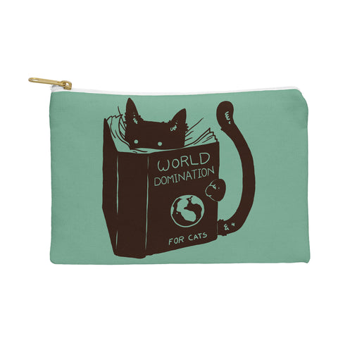 Tobe Fonseca World Domination for Cats Green Pouch