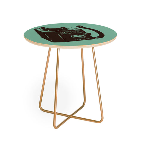 Tobe Fonseca World Domination for Cats Green Round Side Table
