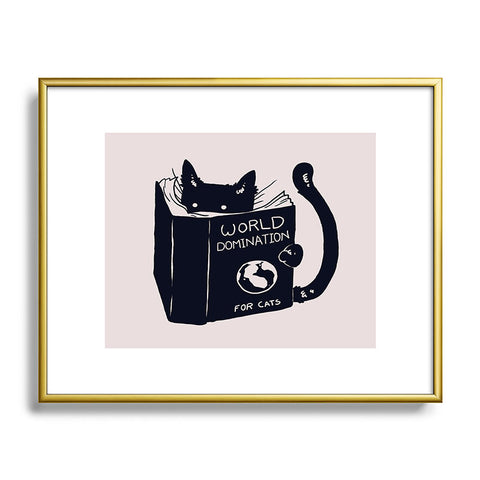 Tobe Fonseca World Domination For Cats Metal Framed Art Print