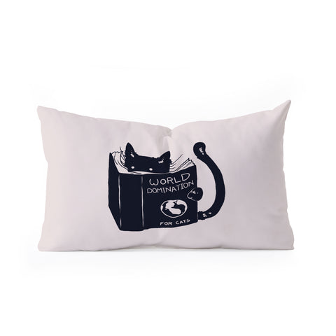Tobe Fonseca World Domination For Cats Oblong Throw Pillow