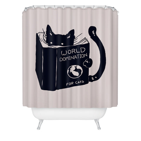 Tobe Fonseca World Domination For Cats Shower Curtain