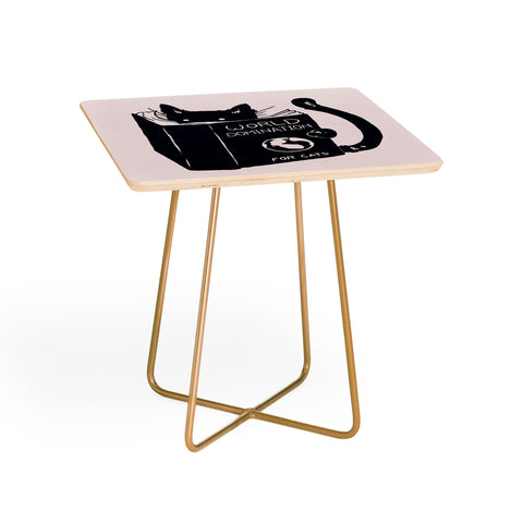 Tobe Fonseca World Domination For Cats Side Table