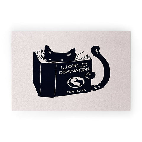 Tobe Fonseca World Domination For Cats Welcome Mat