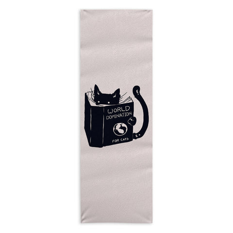 Tobe Fonseca World Domination For Cats Yoga Towel