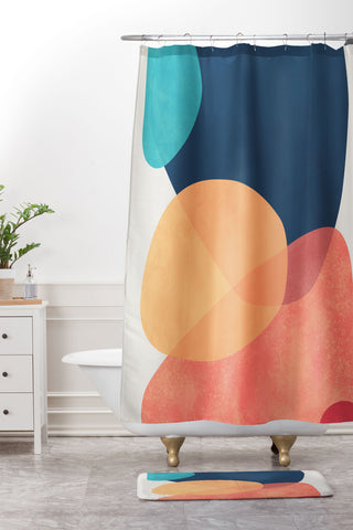 Tracie Andrews Deva Shower Curtain And Mat