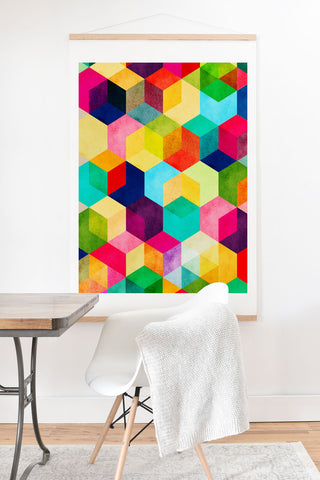 Tracie Andrews Hexa Art Print And Hanger