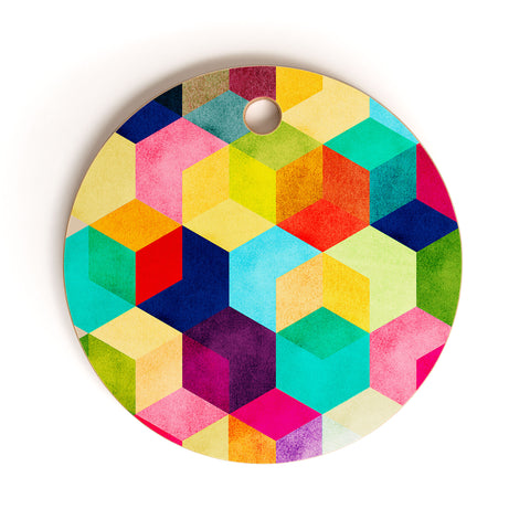 Tracie Andrews Hexa Cutting Board Round