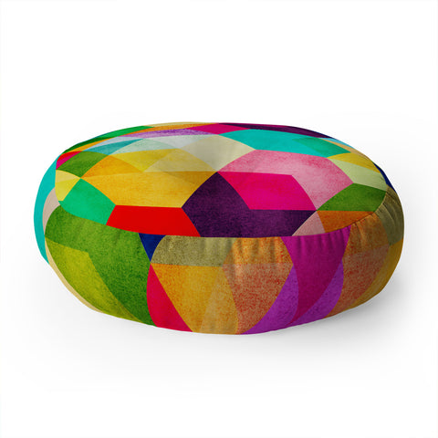 Tracie Andrews Hexa Floor Pillow Round