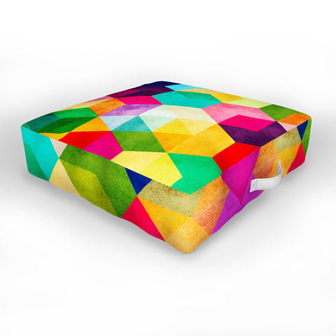 Tracie Andrews Hexa Outdoor Floor Cushion