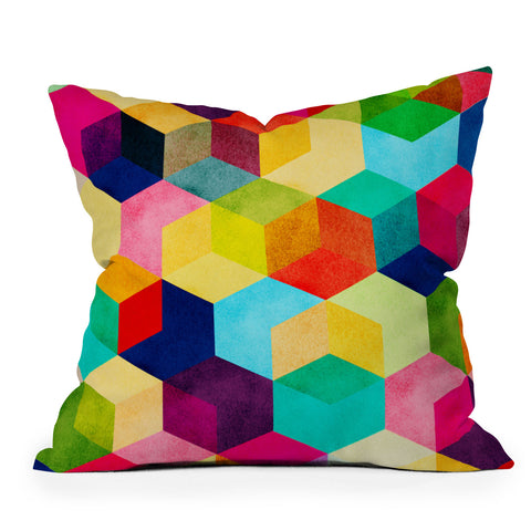 Tracie Andrews Hexa Throw Pillow