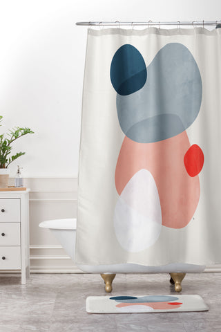Tracie Andrews Tuva Shower Curtain And Mat