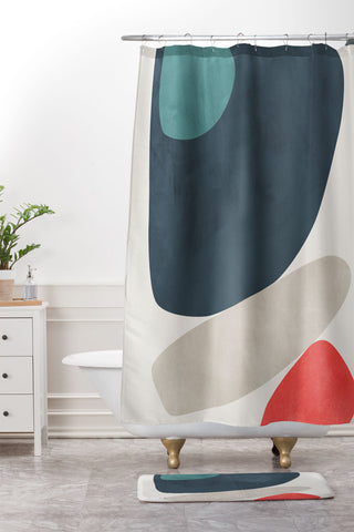 Tracie Andrews Vira Shower Curtain And Mat