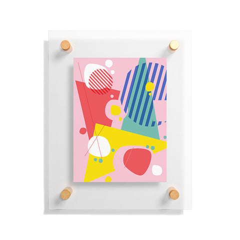 Trevor May Abstract Pop I Floating Acrylic Print