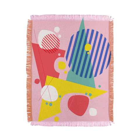 Trevor May Abstract Pop I Throw Blanket